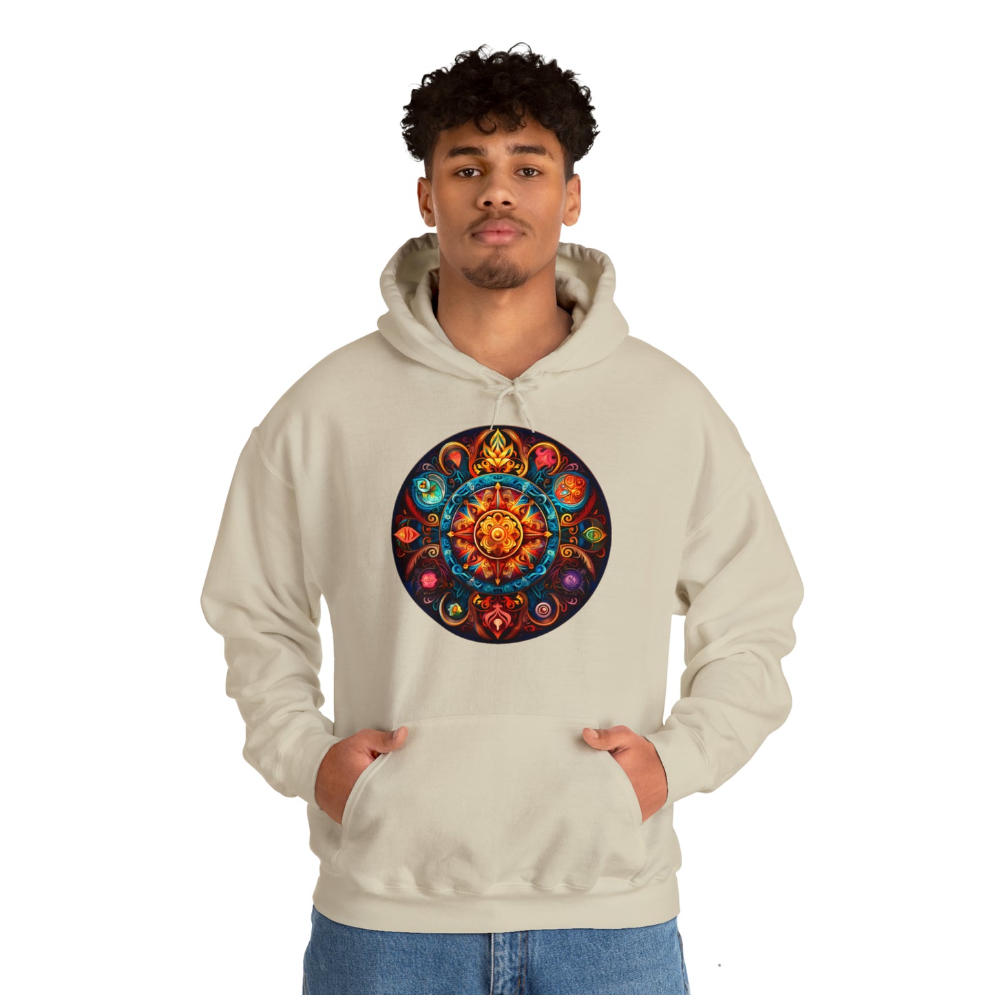 Mandala Hooded Sweatshirt