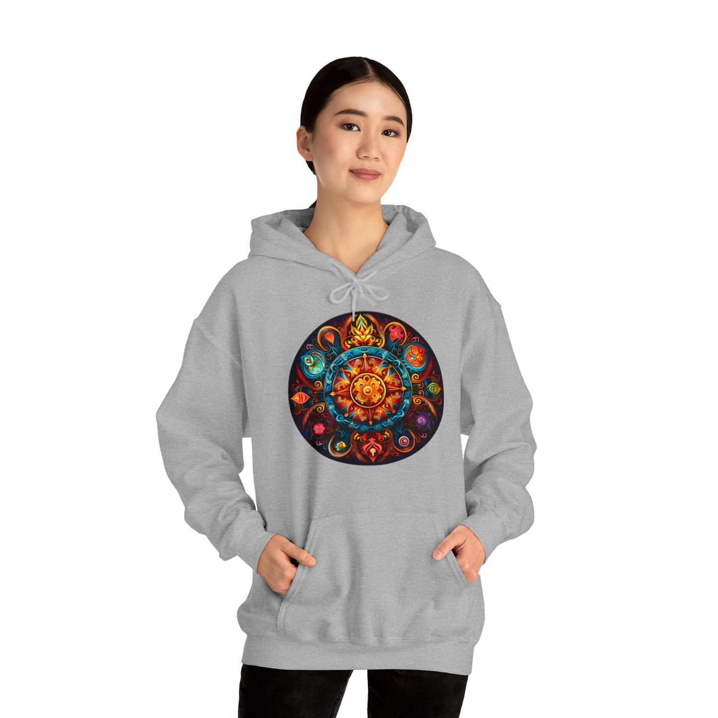 Mandala Hooded Sweatshirt